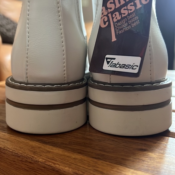 NWT - JABASIC Womens Chelsea Elastic Ankle Boots Waterproof Flat Boots -Size 8.5 - Picture 11 of 13